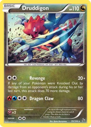 Druddigon 070/106  - Holofoil - Holo Rare