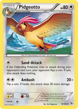 Pidgeotto 076  - Uncommon