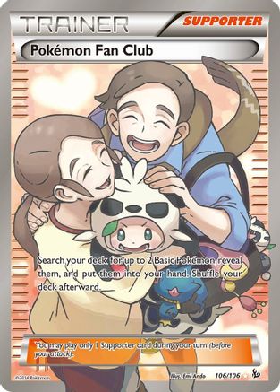 Fan Club Pokémon (106/106) [XY : Flashfire] 
