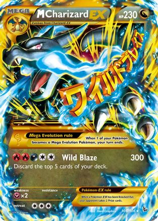 M Charizard EX (X) (Secret) 108  - Holofoil - Secret Rare