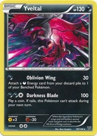 Yveltal (78/146) (Theme Deck Exclusive) [XY: Base Set]