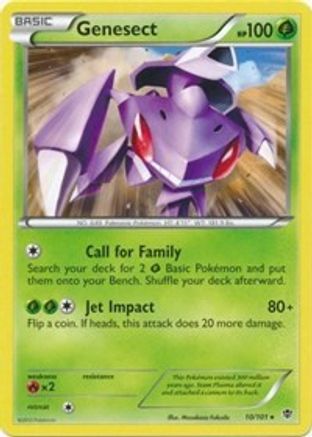 Genesect - 10/101 (BW Plasma Blast)/101  - Holofoil - Holo Rare