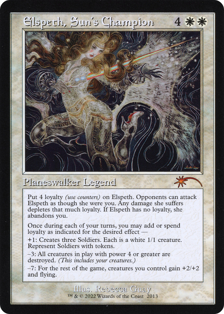 Elspeth, Championne du Soleil (Rétro) (2013) [Kit de compte à rebours du 30e anniversaire de Secret Lair] 