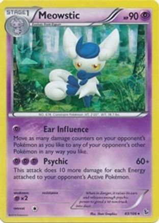Meowstic - 43/106 (XY Flashfire)/106  - Holofoil - Holo Rare