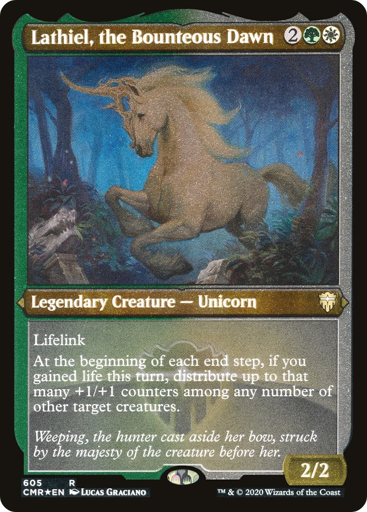 Lathiel, l'aube généreuse (gravé) [Commander Legends] 