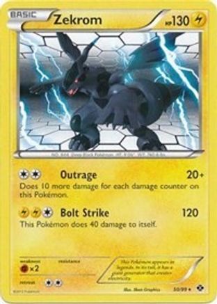 Zekrom (50/99) (Thème Deck Exclusif) [Noir et Blanc : Prochaines Destinées] 
