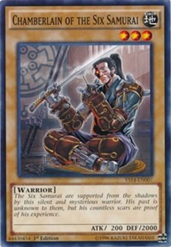 Chamberlain of the Six Samurai (YS14-EN007) - Common