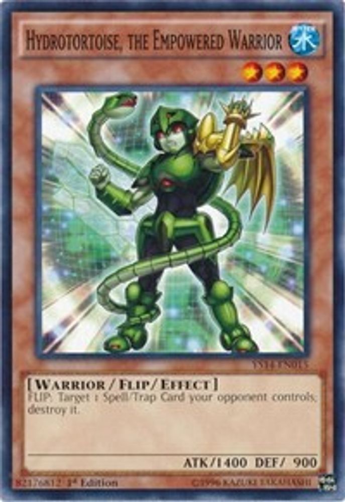 Hydrotortoise, the Empowered Warrior (YS14-EN015) - Common