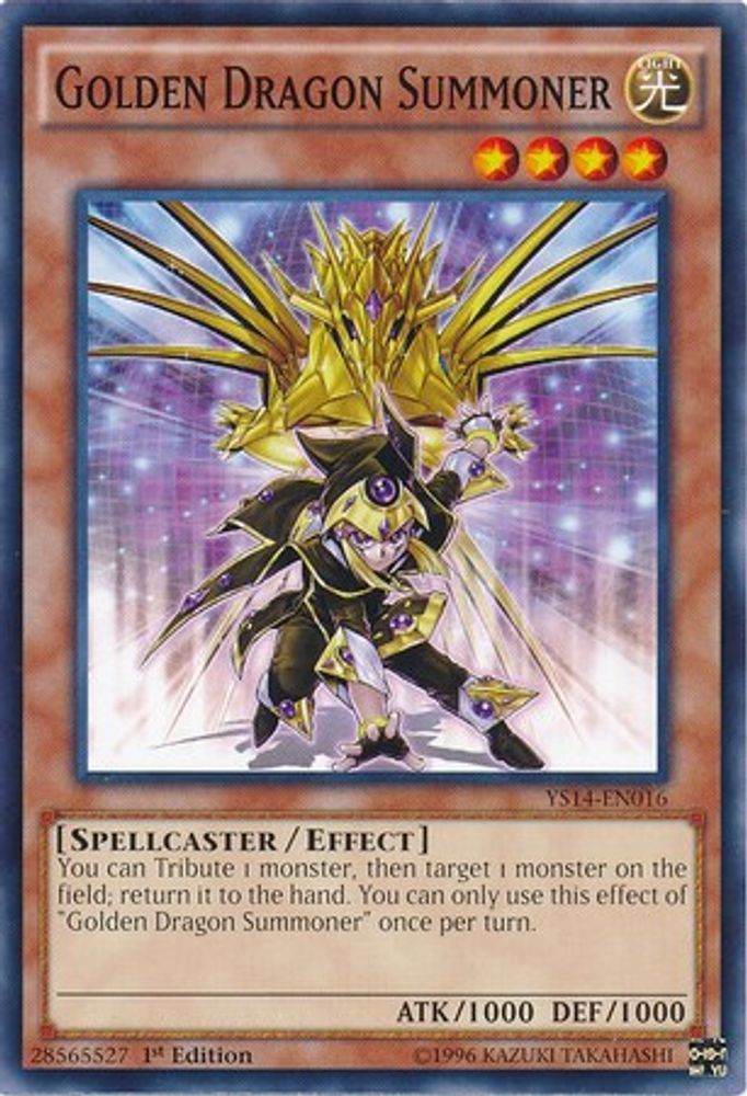 Golden Dragon Summoner (YS14-EN016) - Common