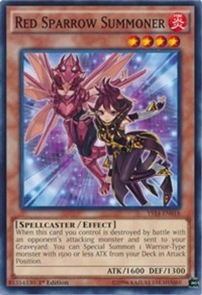 Red Sparrow Summoner (YS14-EN018) - Common
