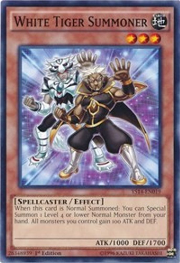 White Tiger Summoner (YS14-EN019) - Common