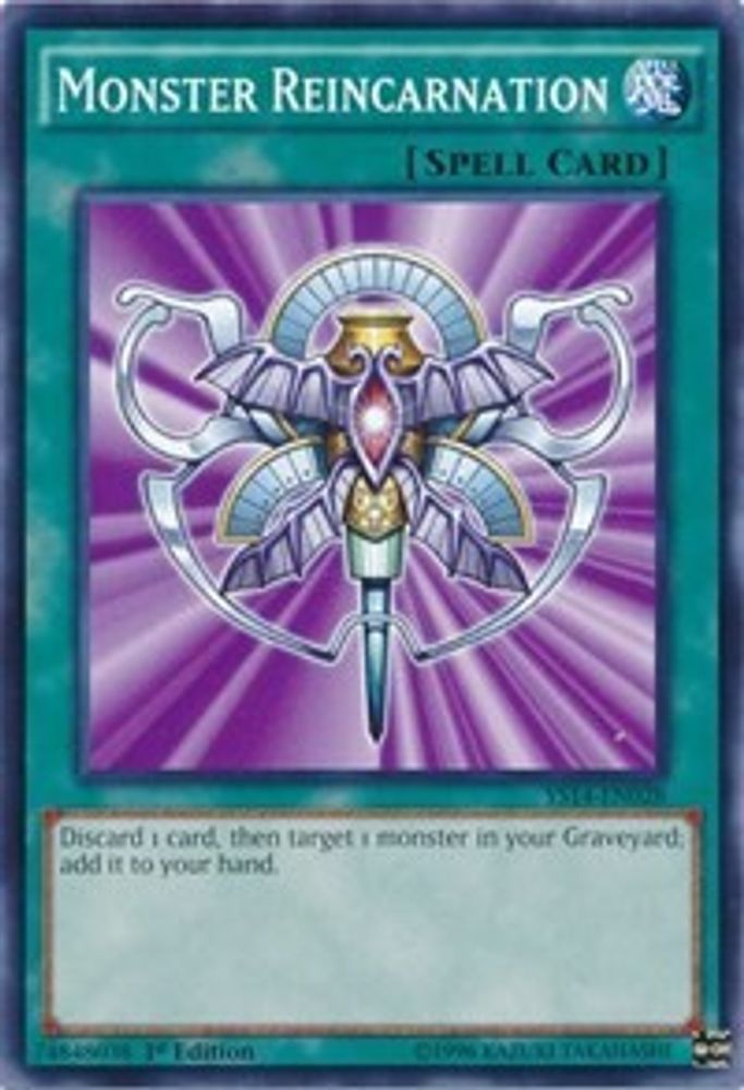 Monster Reincarnation (YS14-EN028) - Common