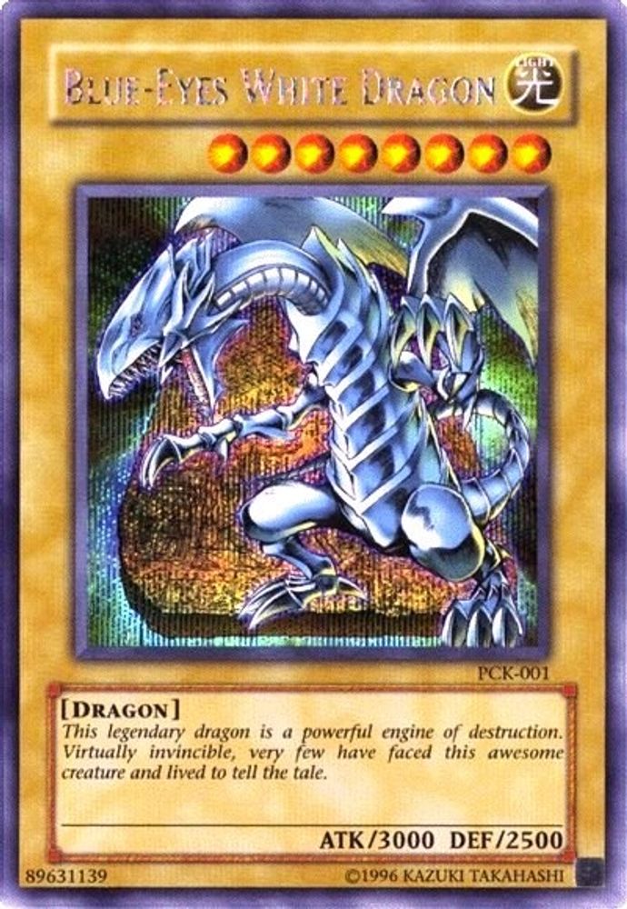 Blue-Eyes White Dragon (Power of Chaos: Kaiba the Revenge) (PCK-001) - Secret Rare