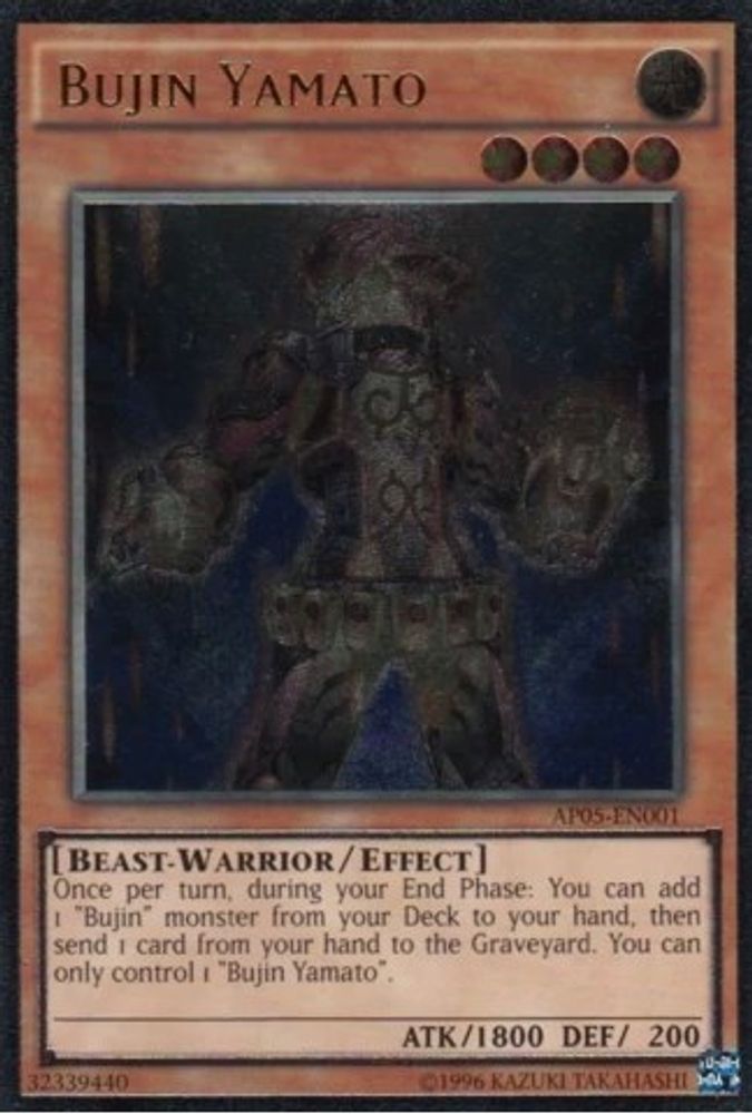 Bujin Yamato (UTR) (AP05-EN001) - Ultimate Rare