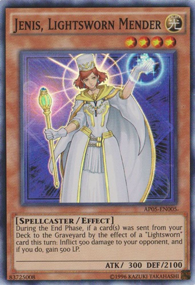 Jenis, Lightsworn Mender (AP05-EN005) - Super Rare