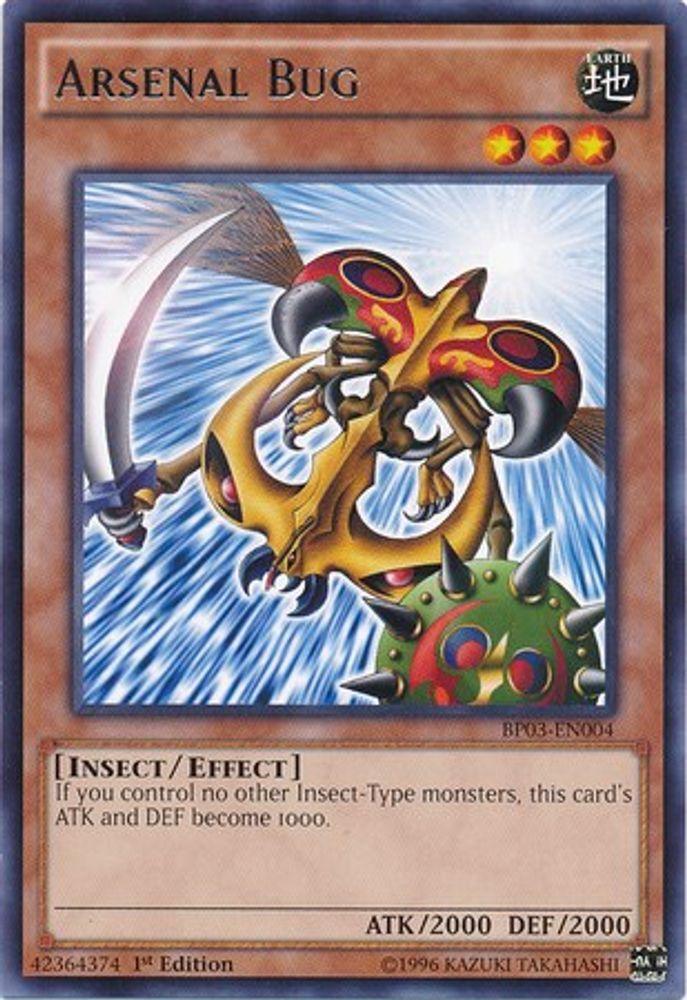 Bug d'Arsenal [BP03-EN004] Rare 
