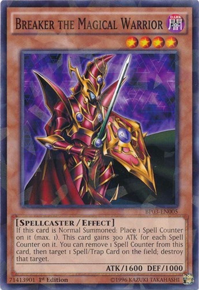 Breaker le guerrier magique [BP03-EN005] Shatterfoil Rare 