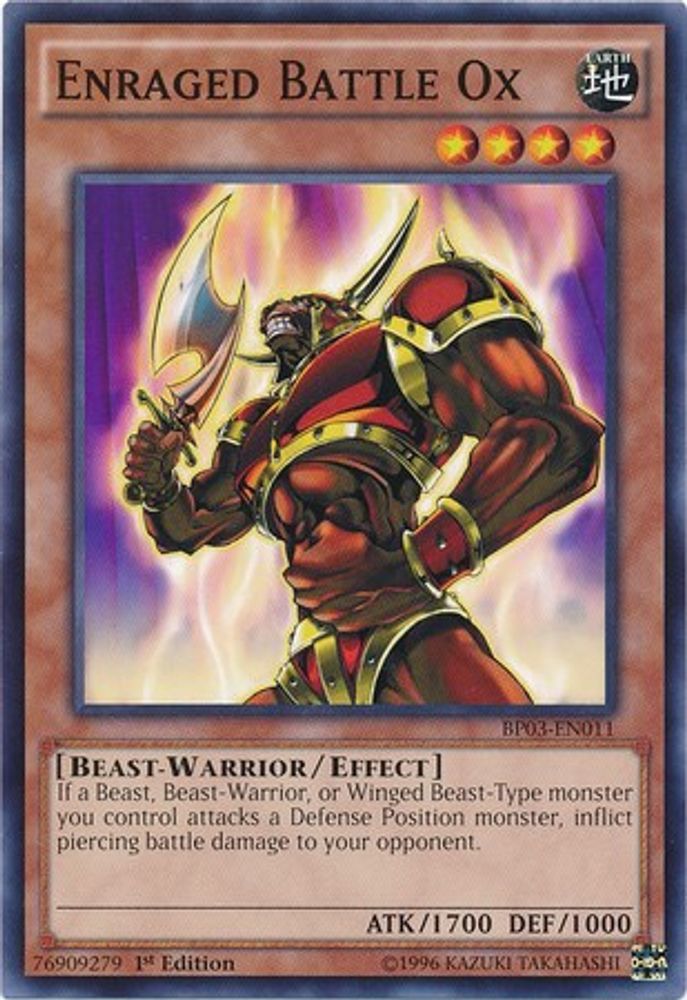 Enraged Battle Ox (BP03-EN011) - Common