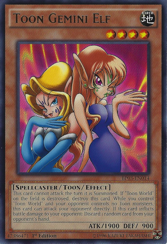 Toon Gemini Elf (BP03-EN014) - Rare