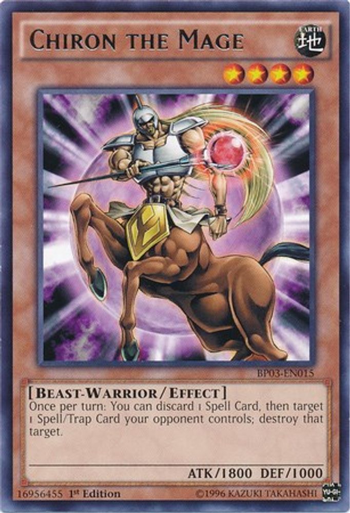 Chiron the Mage (BP03-EN015) - Rare