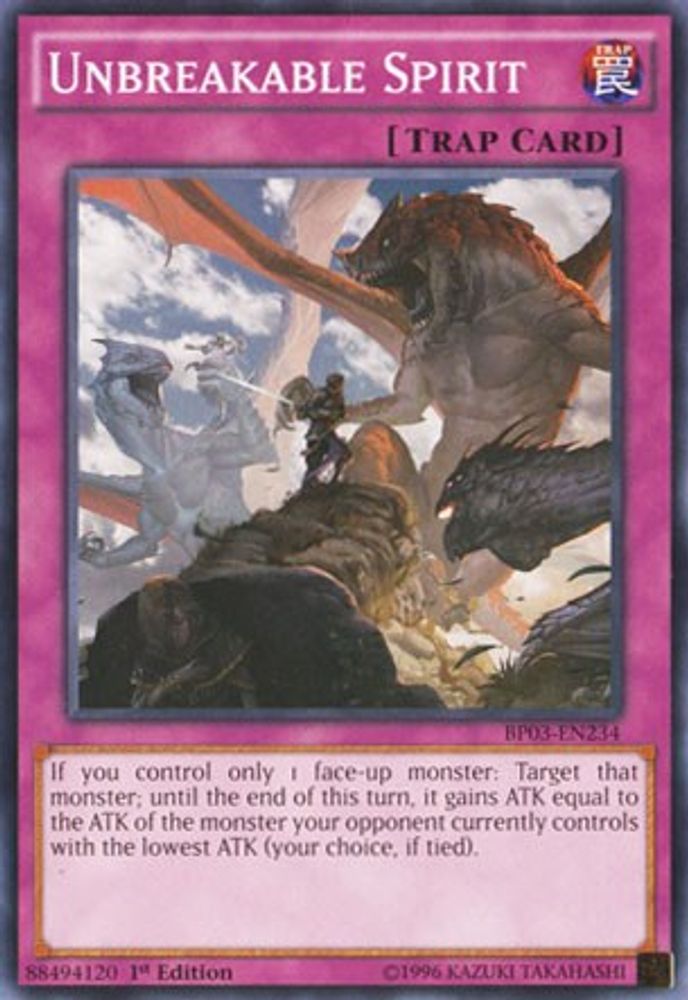 Unbreakable Spirit (BP03-EN234) - Common