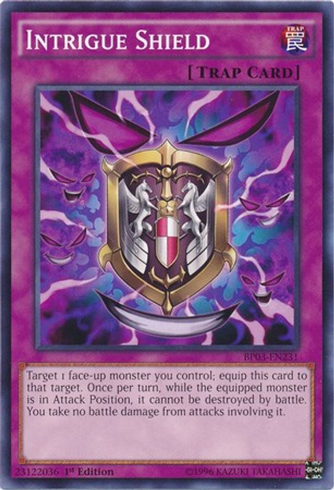 Intrigue Shield (BP03-EN231) - Common