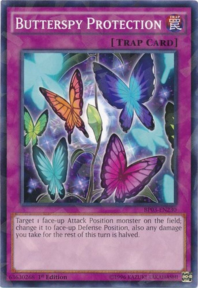 Butterspy Protection (Shatterfoil) (BP03-EN230) - Shatterfoil Rare