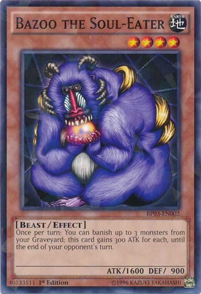 Bazoo the Soul-Eater (Shatterfoil) (BP03-EN002) - Shatterfoil Rare