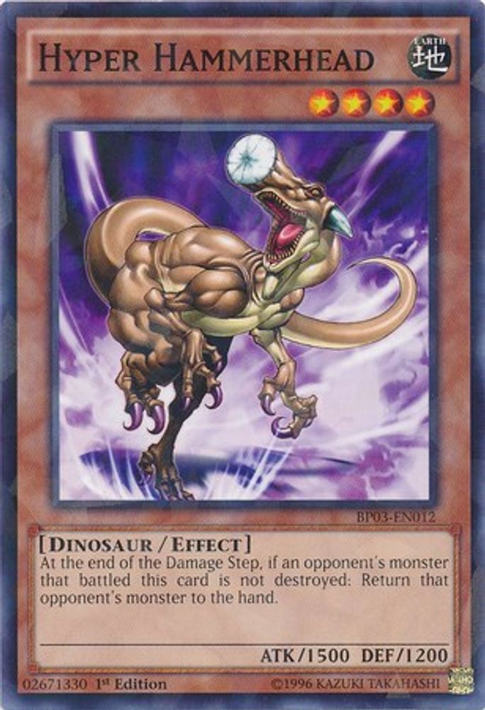 Hyper Hammerhead (Shatterfoil) (BP03-EN012) - Shatterfoil Rare