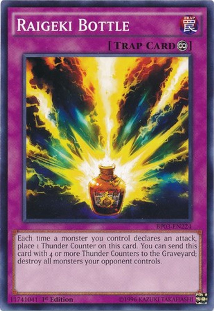 Raigeki Bottle (BP03-EN224) - Common
