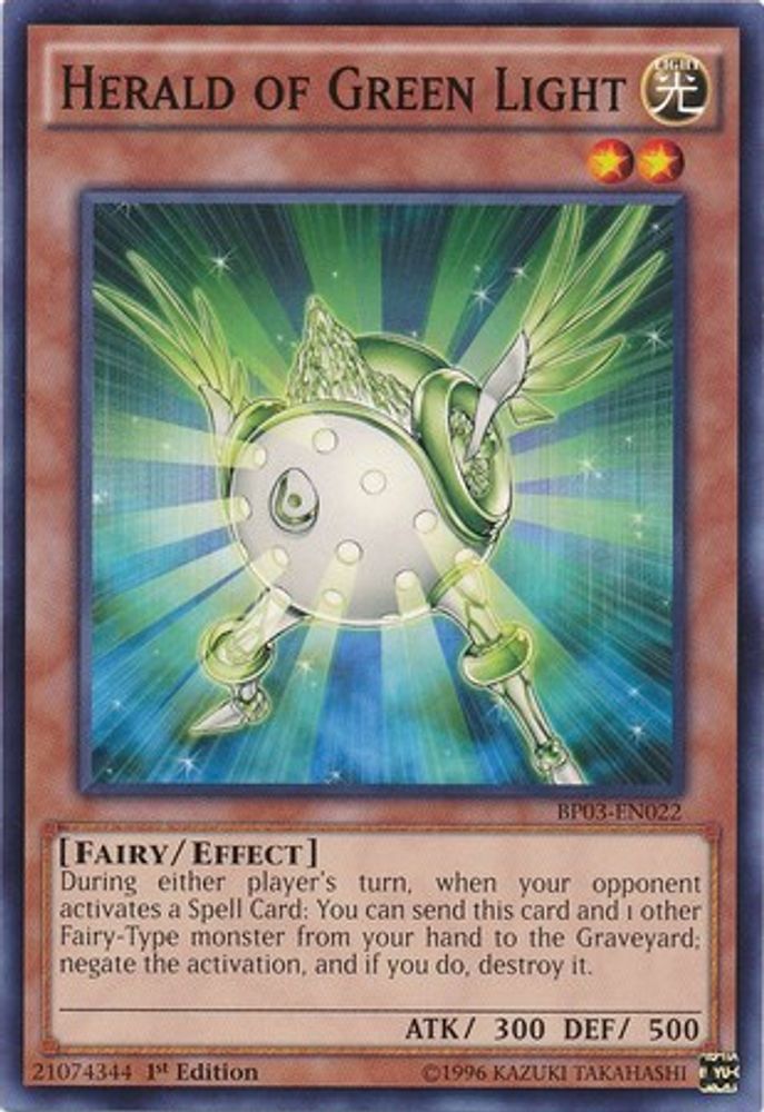 Herald of Green Light (BP03-EN022) - Common