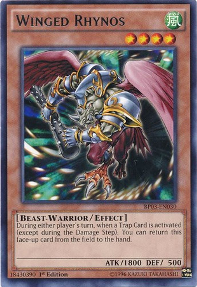 Winged Rhynos (BP03-EN030) - Rare