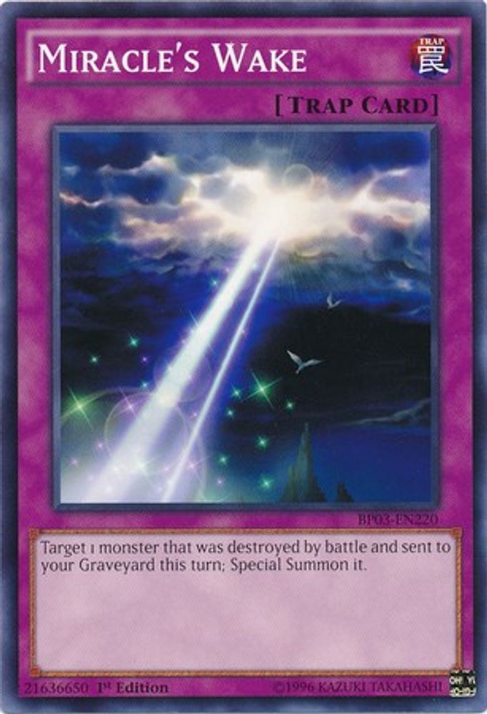 Miracle's Wake (BP03-EN220) - Common