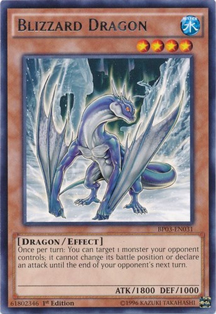 Blizzard Dragon (BP03-EN031) - Rare