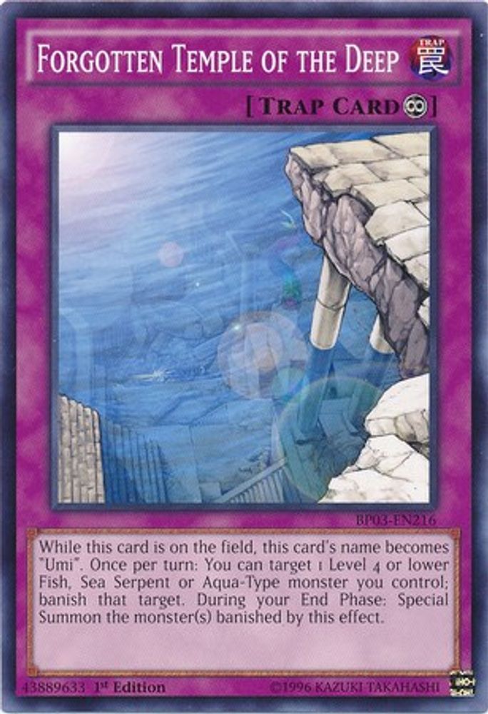 Forgotten Temple of the Deep (BP03-EN216) - Common
