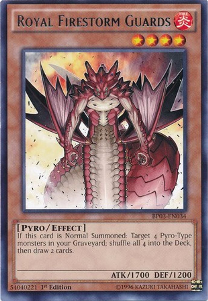 Royal Firestorm Guards (BP03-EN034) - Rare