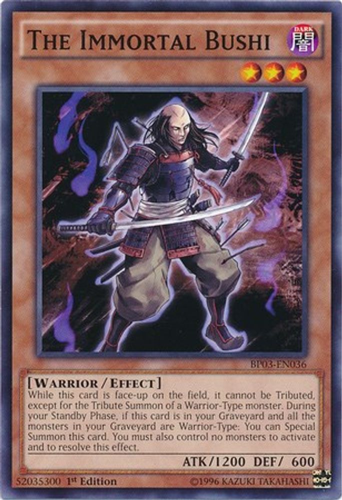 The Immortal Bushi (BP03-EN036) - Common