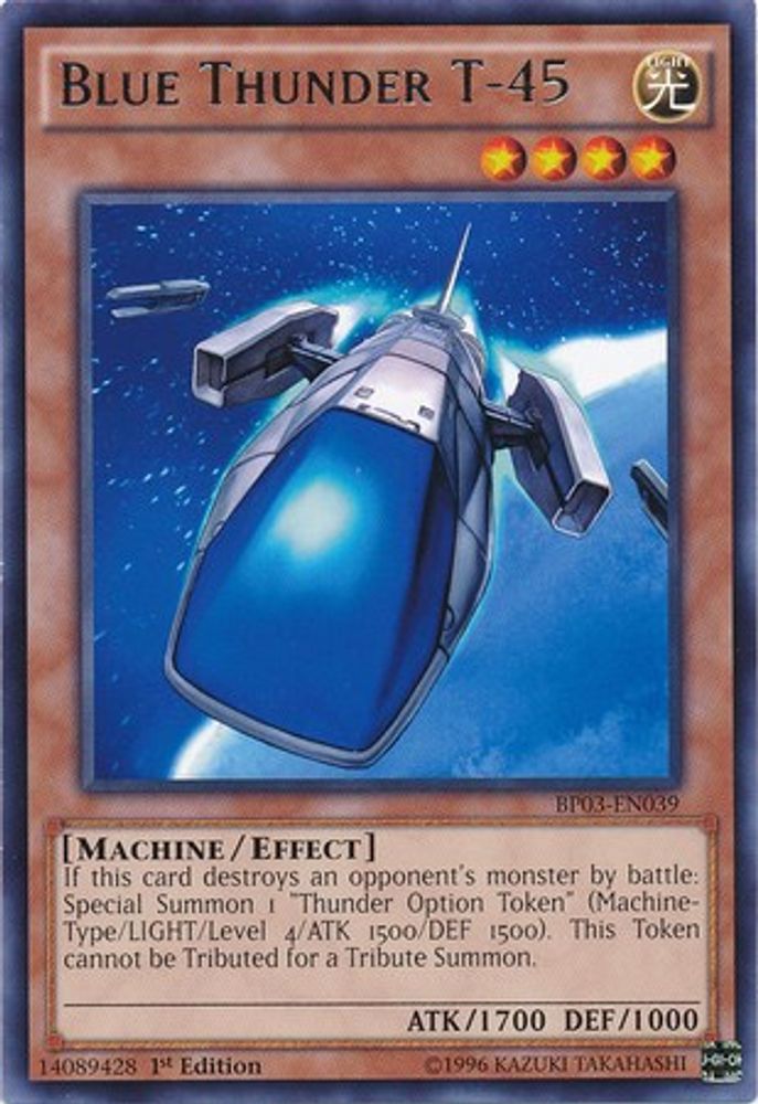 Blue Thunder T-45 (BP03-EN039) - Rare