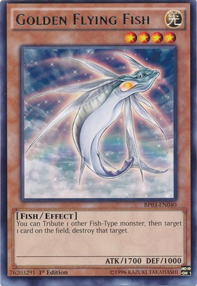 Golden Flying Fish (BP03-EN040) - Rare