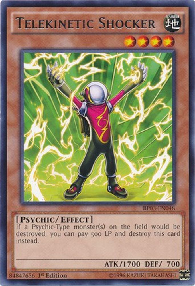 Telekinetic Shocker (BP03-EN048) - Rare