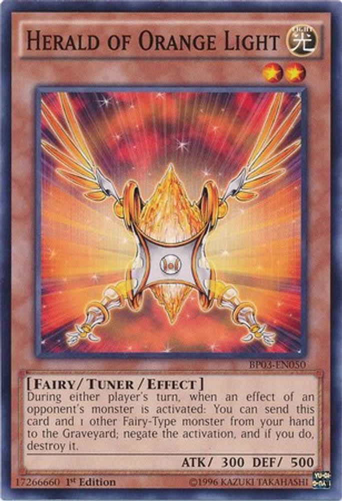 Herald of Orange Light (BP03-EN050) - Common