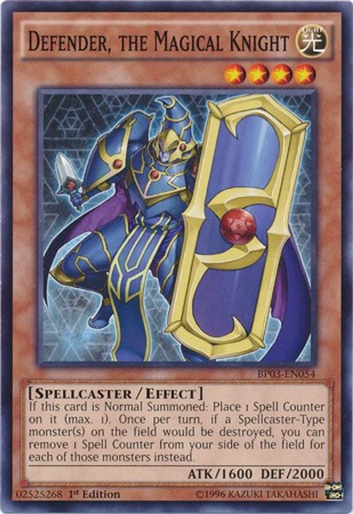 Defender, The Magical Knight (BP03-EN054) - Common