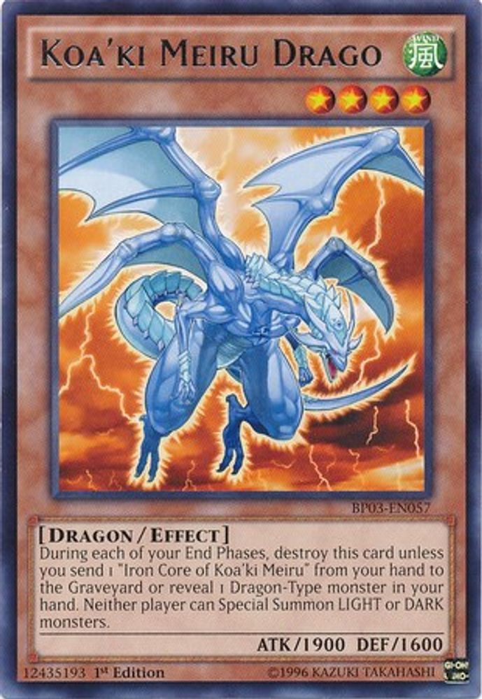 Koa'ki Meiru Drago (BP03-EN057) - Rare