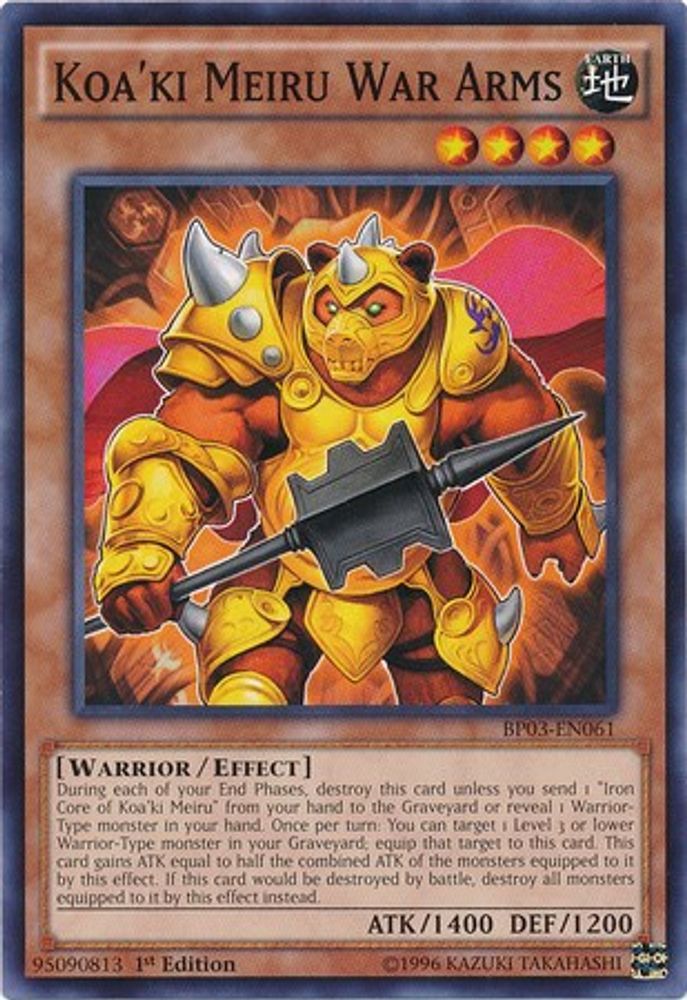 Koa'ki Meiru War Arms (BP03-EN061) - Common