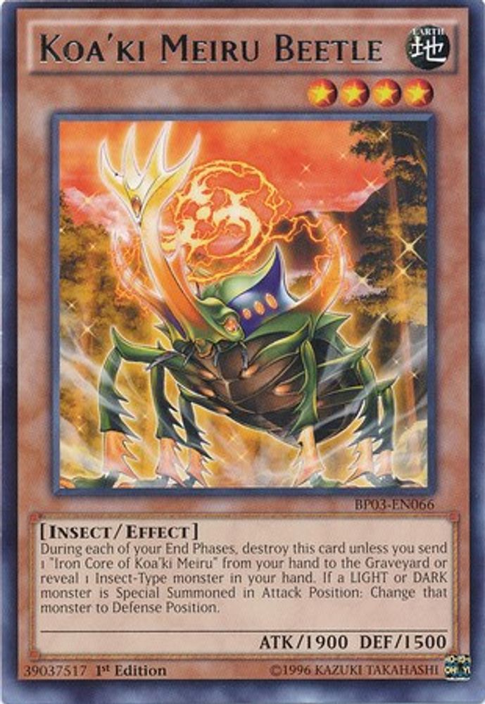 Coléoptère Koa'ki Meiru [BP03-EN066] Rare 