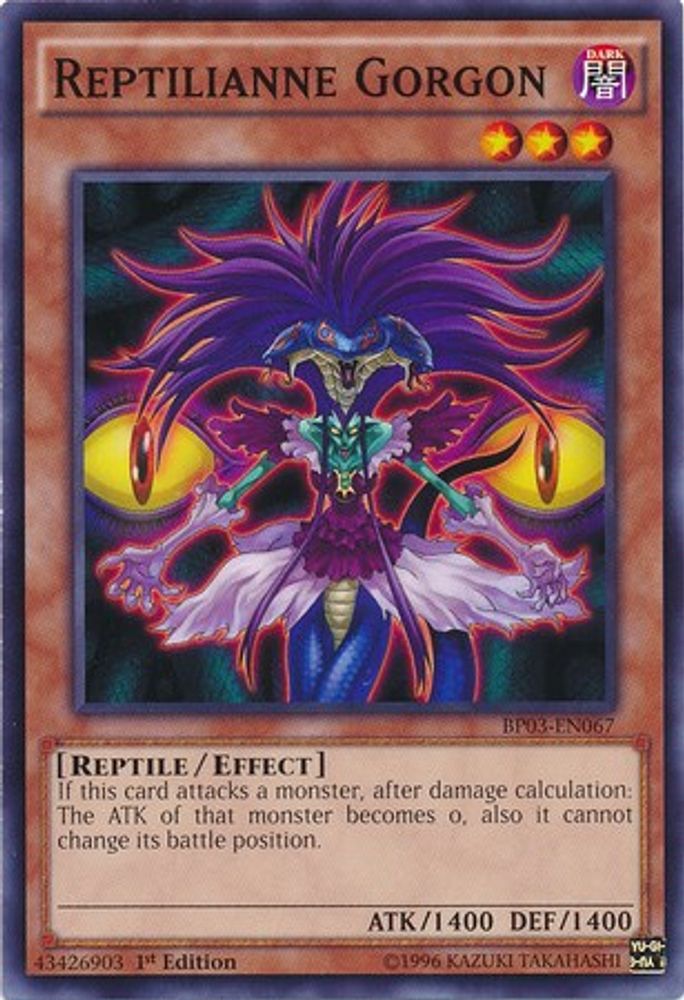 Reptilianne Gorgon (BP03-EN067) - Common