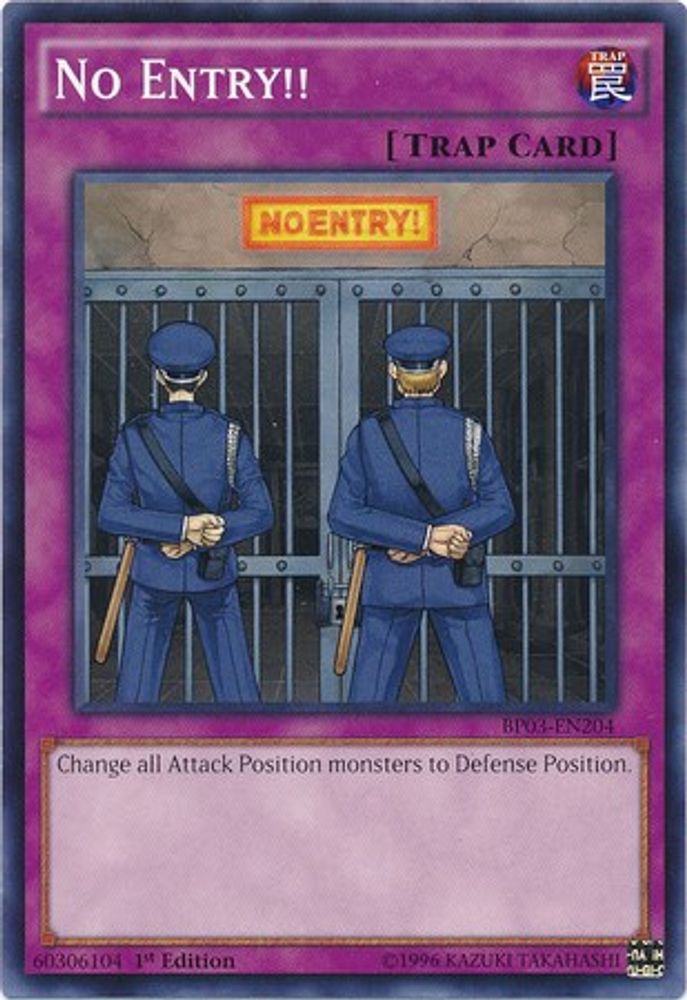 No Entry!! (BP03-EN204) - Common