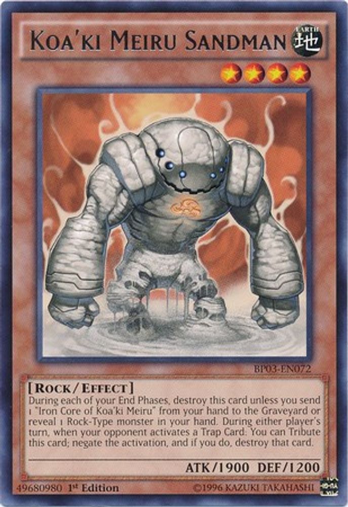 Koa'ki Meiru Sandman (BP03-EN072) - Rare