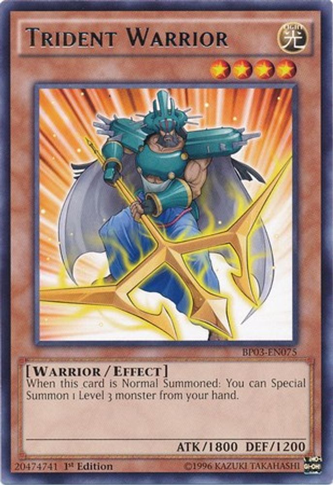 Guerrier Trident [BP03-EN075] Rare 