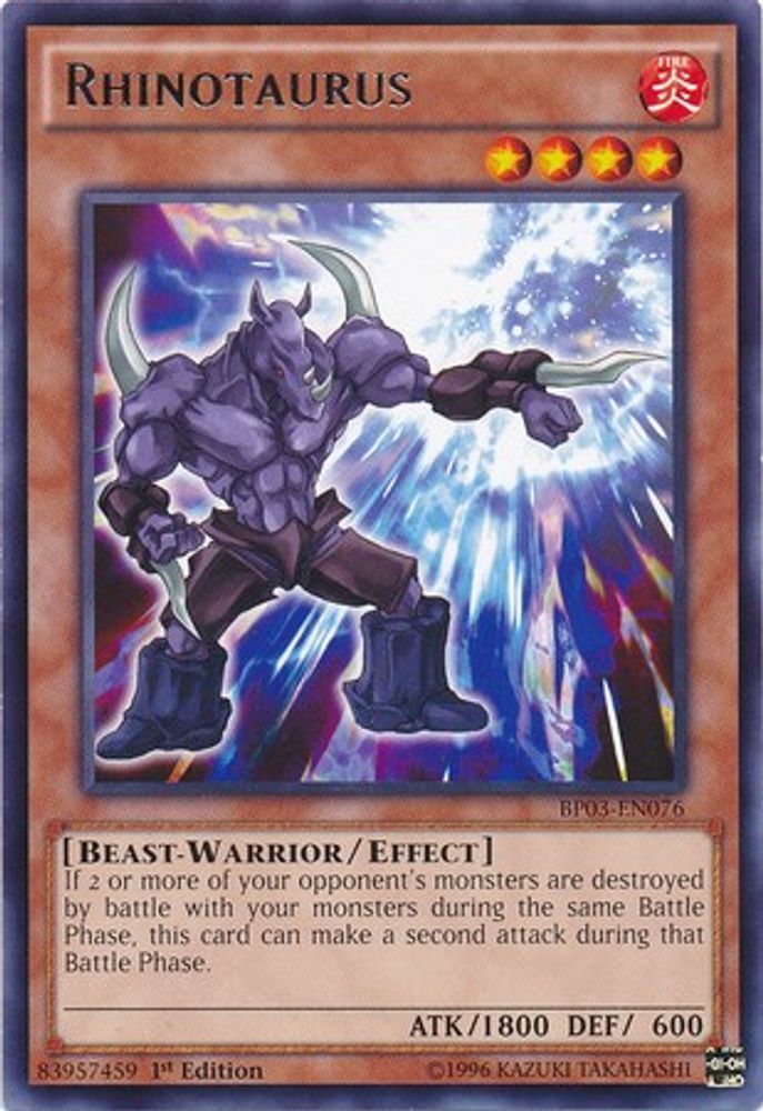 Rhinotaurus (BP03-EN076) - Rare